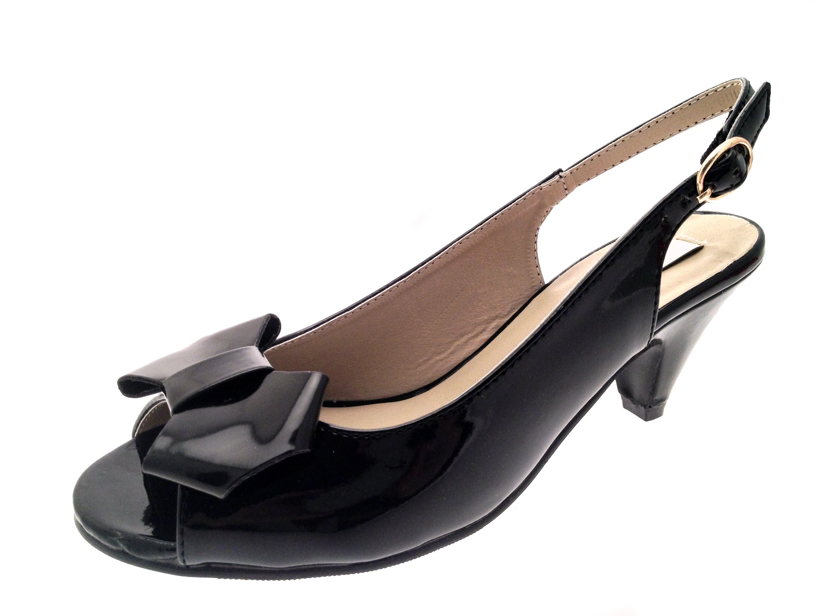 slip on heels wide fit